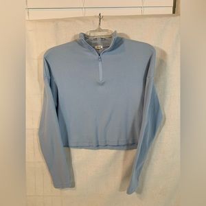 Blue Garage Quarter Zip